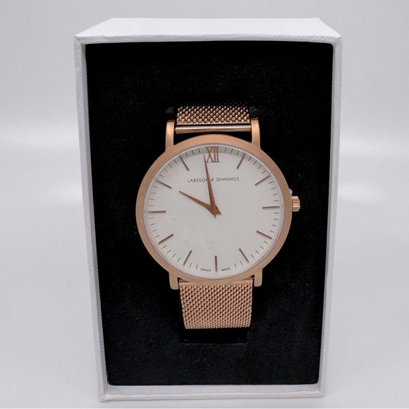 Larsson & Jennings Lugano Milanese 40MM Rose Gold Watch - Picture 10 of 10